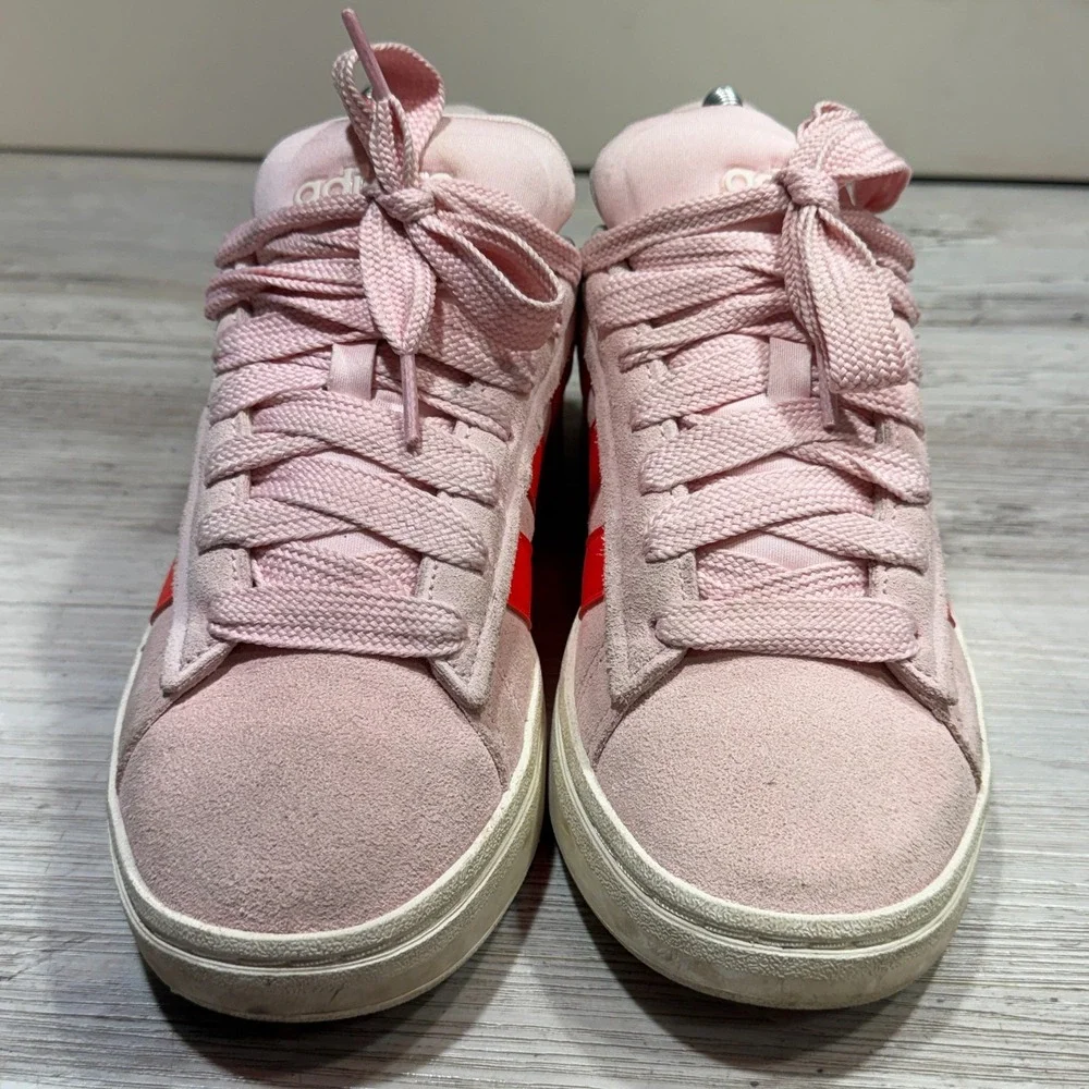 Adidas Grand Court 2.0 Women's 8 Pink Suede